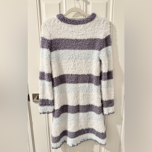 Gelato Pique Fluffy Long Sleeve Loungewear Dress - Picture 2 of 6